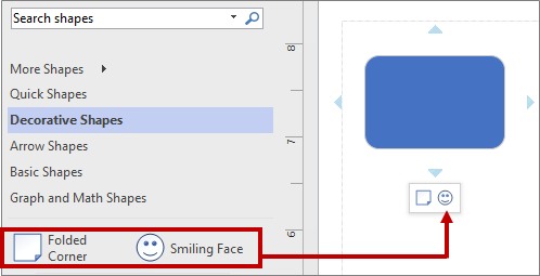 Minipanel nástrojů s jiným vzorníkem po změně pořadí