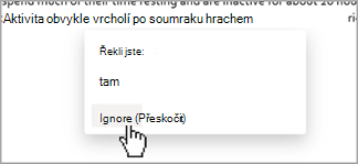 Diktování návrhů