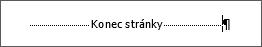 Příklad konce stránky