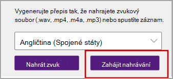 Spustit nahrávání