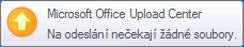 Rozevírací výstraha webu Upload Center