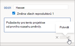 Vyberte Potvrdit.