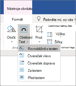 Wrap text options
