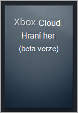 Prázdná schránka Xbox Cloud Gaming (Beta) v knihovně služby Steam.