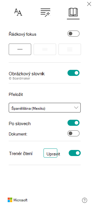 čtení