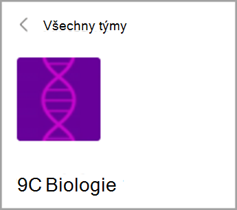 Návrat do všech týmů.