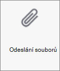 Tlačítko Odeslat soubory ve OneDrivu pro Android