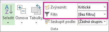 Critical path highlight in Project 2013