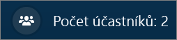 Počet účastníků videohovoru