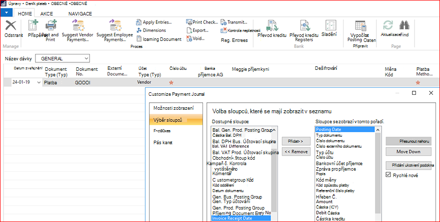 add Invoice Receipt Date