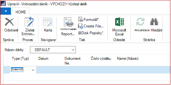 Export souboru Intrastat