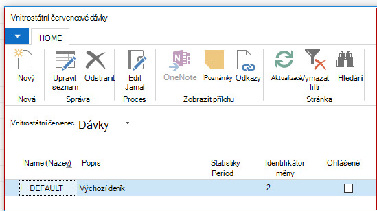 Instrastat Jnl. Šarže
