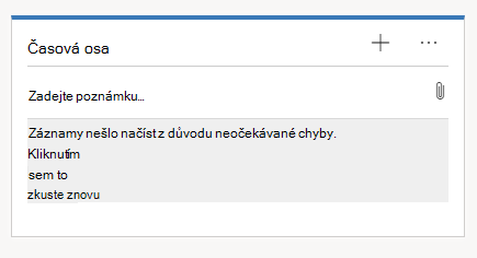 Časová osa se nevykresluje. Záznamy se nepodařilo načíst.