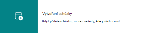 Odkaz přesměrovávající uživatele na kalendář jeho skupiny v Outlooku