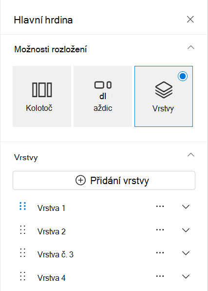 nové vrstvy