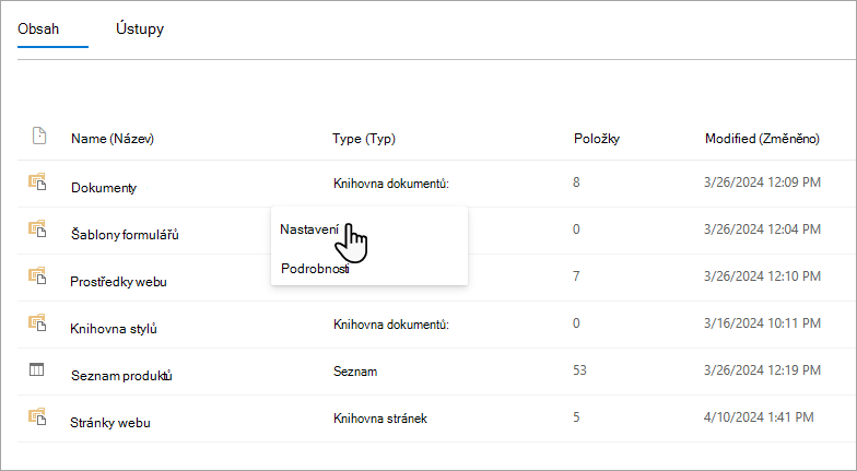 Povolit směrování obsahu na cílovou skupinu v knihovně.