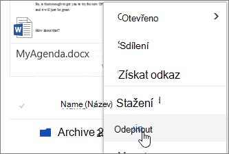Upnpin, menu item on file context menu highlighted