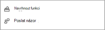 Odeslání a návrh zpětné vazby