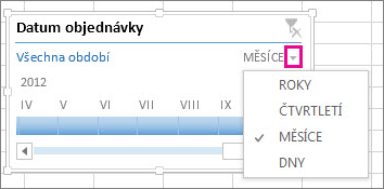 Šipka časových úrovní