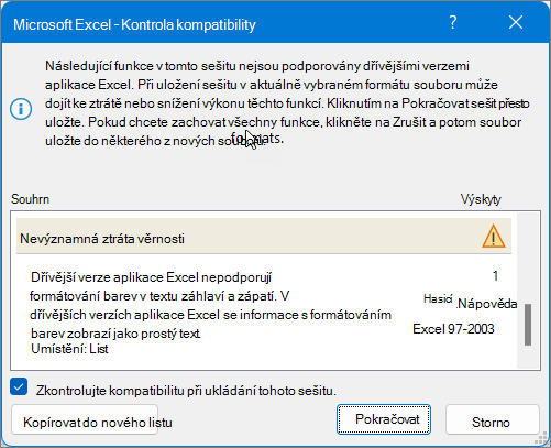 Použití opravy k vyřešení problémů s kompatibilitou