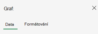 Podokno úloh Data