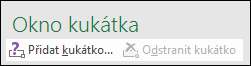 Kliknutím na Přidat kukátko přidáte kukátko do vaší tabulky.