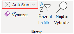 Excel pro web Automatické shrnutí