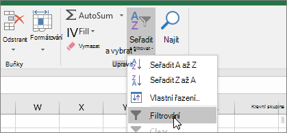 Domů > Seřadit & filtrovat >