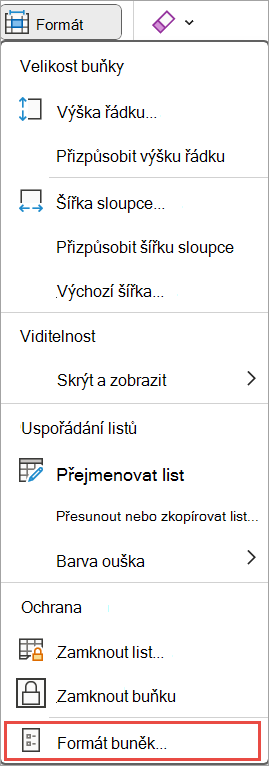 Formátování buněk v Excelu