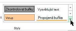 Tlačítko Další v Galerii stylů