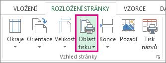 Nastavit oblast tisku