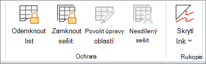 Revize Odemknout list