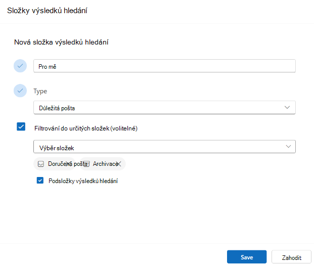 Create Search Folder