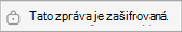 Tato zpráva je zašifrovaná.