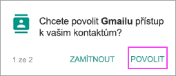 Povolit kontakty