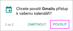 Povolit kalendář