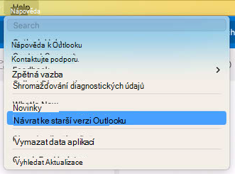 Jak přepnout zpět