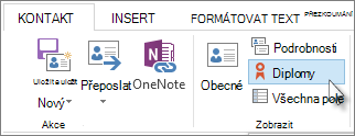 Zobrazení certifikátů určité osoby