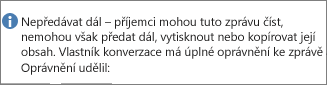 Do vašeho e-mailu byla přidaná zpráva Nepřesměrovávat.