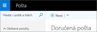 Pás karet v Outlook Web Appu