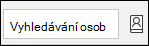 Vyhledávání osob a přístup k adresáři