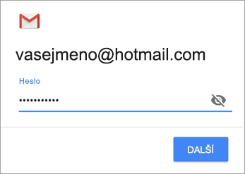 Zadejte heslo
