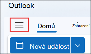 Snímek obrazovky ukazuje, co dělat, pokud v outlook.com nevidíte Přidat kalendář