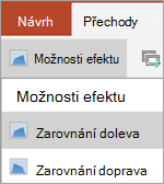 Možnosti efektu