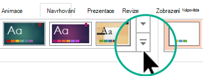 Klikněte na tlačítko Více