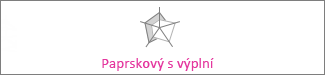 Paprskový graf s výplní