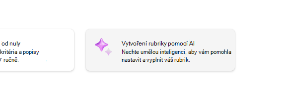 Vytvořte sadu hodnoticích kritérií pomocí umělé inteligence