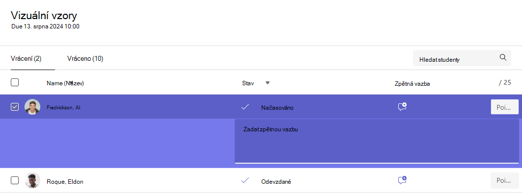 zpětná vazba