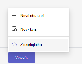 z existujícího