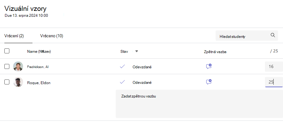 známkování